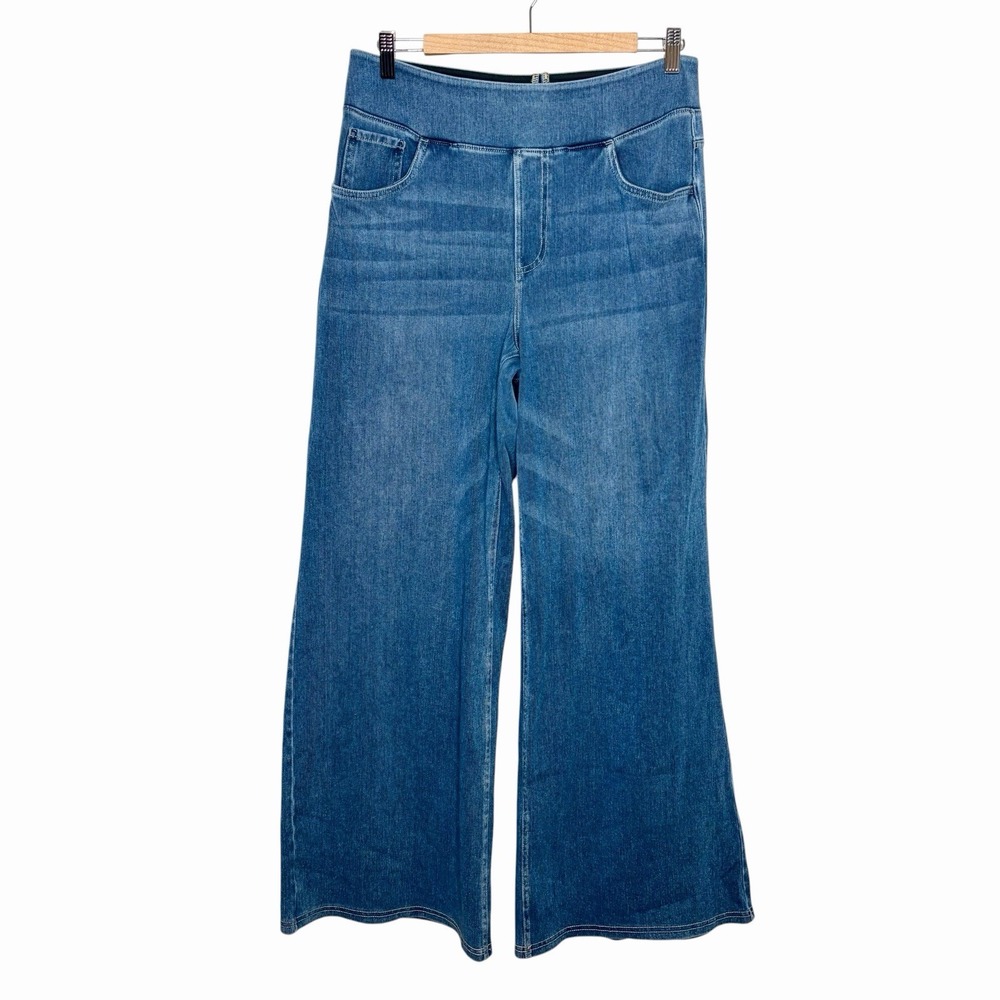 Halara Flex High Waisted Baggy Wide Leg Casual Jeans Womens Size L Pockets
